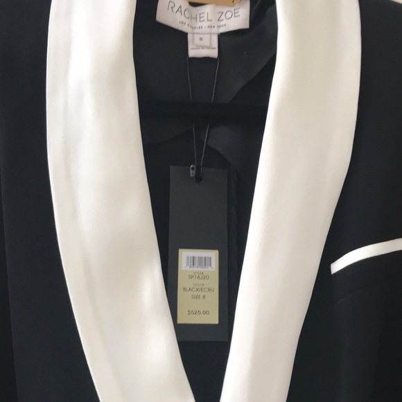 🎁Rachel Zoe valentine tuxedo style blazer size8 - Picture 3 of 7